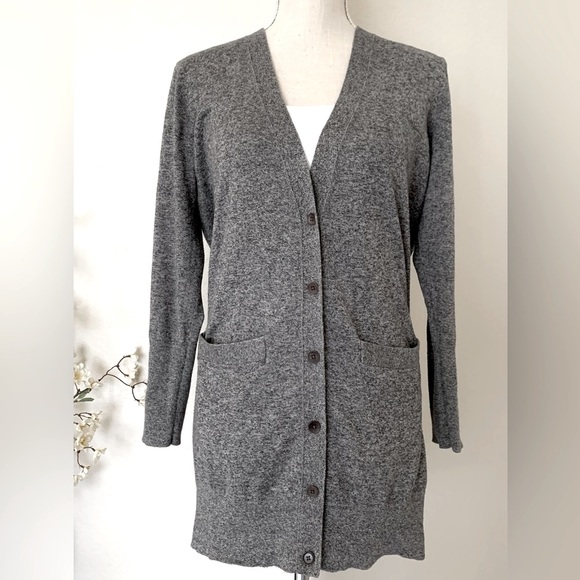 Banana Republic Long Cardigan w/ Pockets - Picture 3 of 15